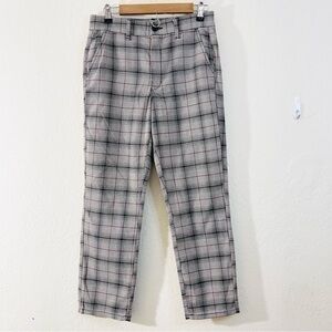 American Eagle Stretch Super High Rise Skinny Trousers 6 Black/White Pockets